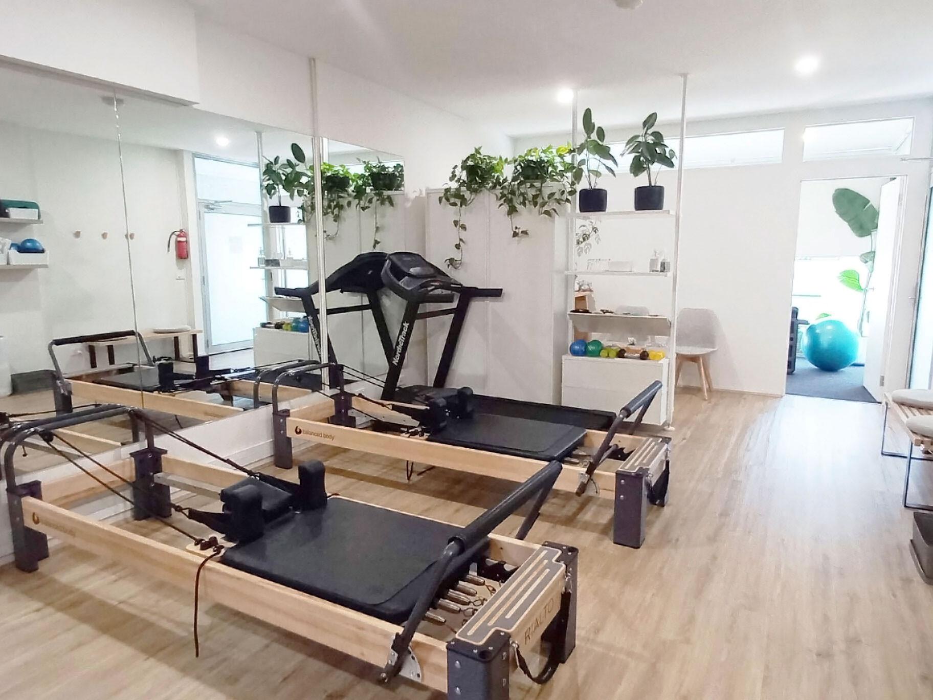 The reformer and strength studio at The Physio Room, Small Street, Hampton