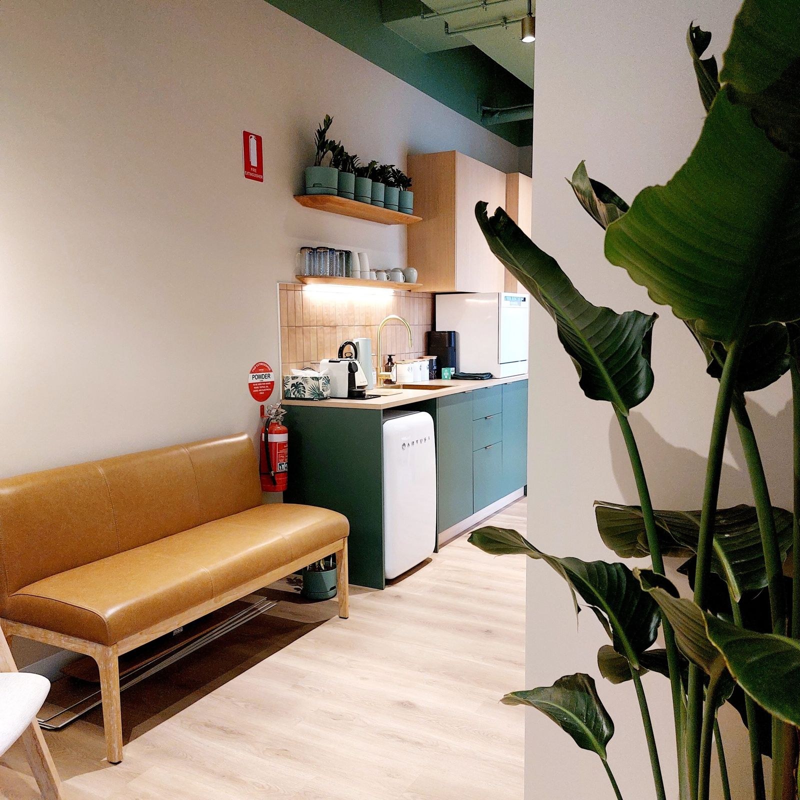The waiting nook at our Dendy Village clinic, Brighton